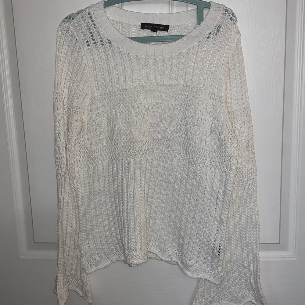 Jealous Tomato crew neck pull over sweater